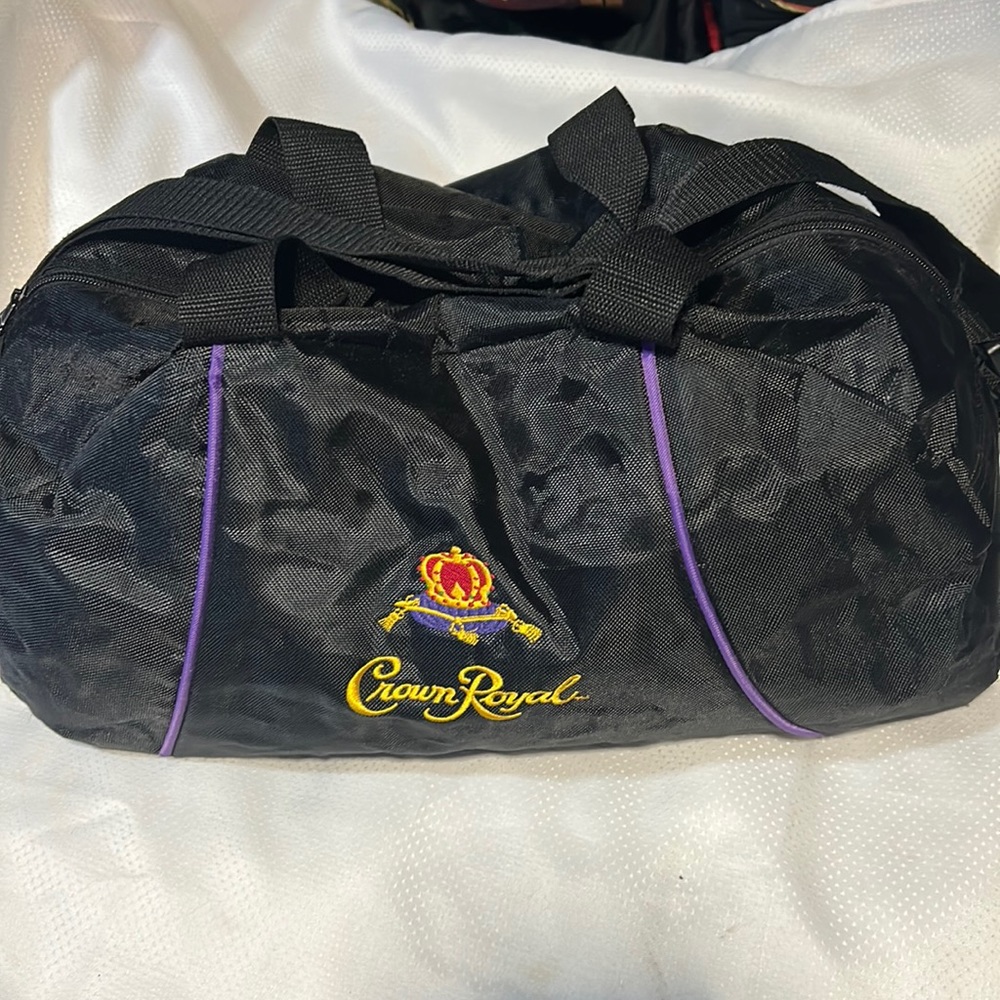 Crown Royal Gym Bag Canadian Whisky Duffel Bag Whiskey Medium Luggage